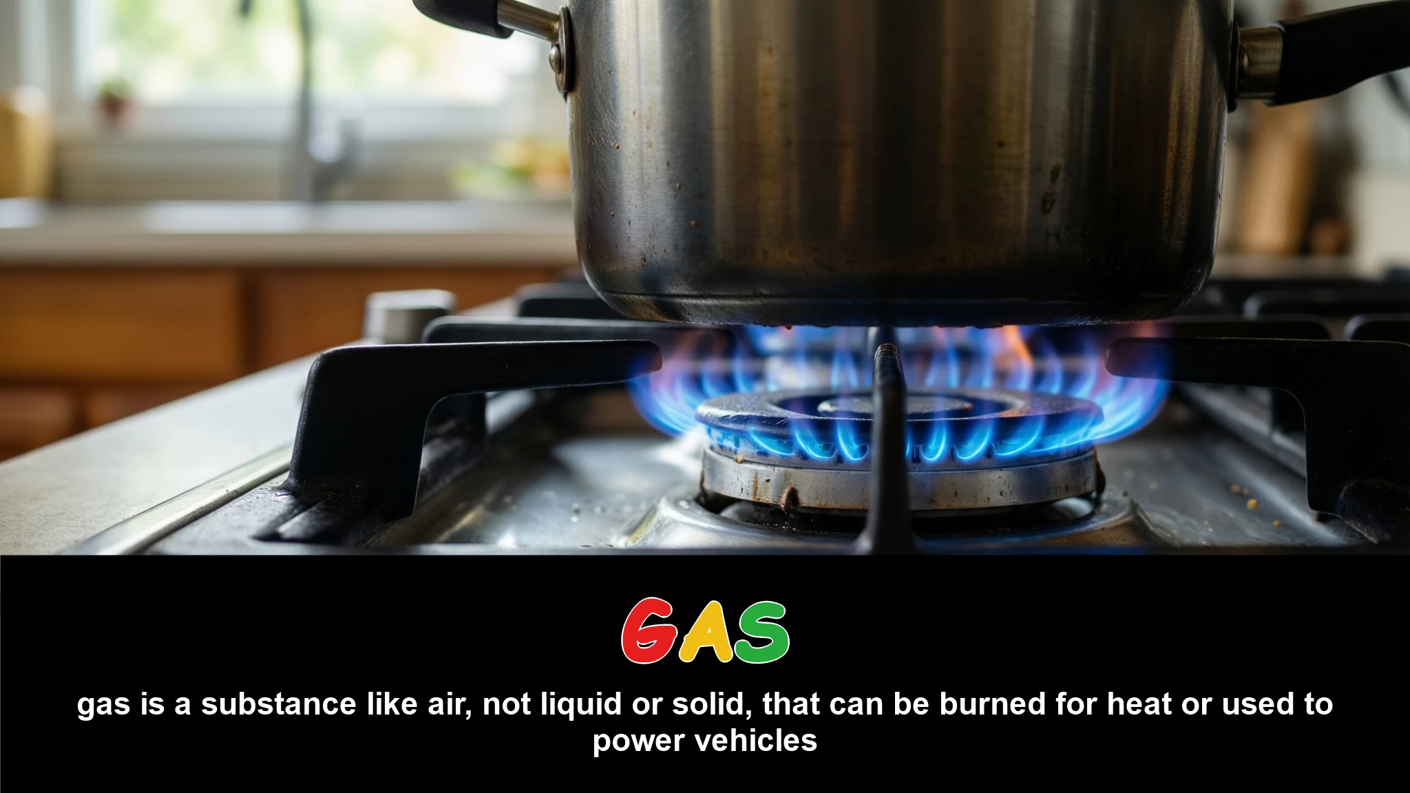 English Illustration for gas